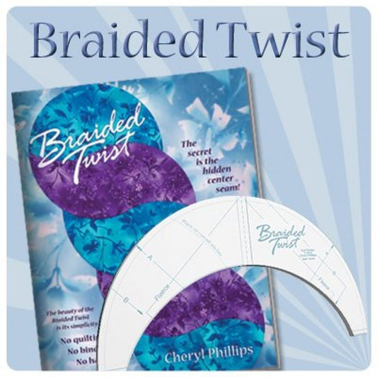 Braided Twist Packet - Template Labels & Book for precise cutting, marking and patchwork