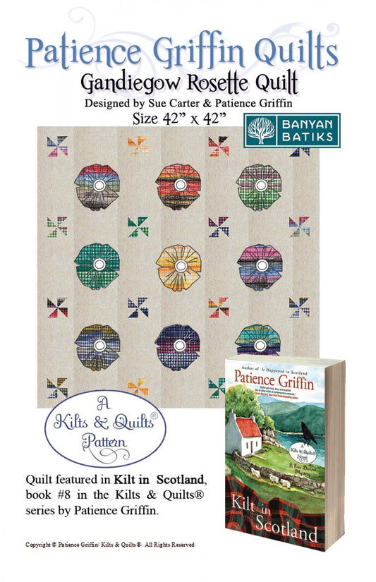 Gandiegow Rosette Quilt Pattern , quilting and craft projects