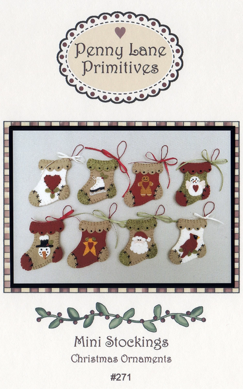 Mini Stockings Pattern , quilting and craft projects