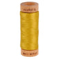 Aurifil Mako 80wt Cotton Thread Solid Mustard for patchwork, quilting and sewing