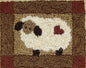 Sheep Punchneedle Embroidery Kit , quilting and needlework