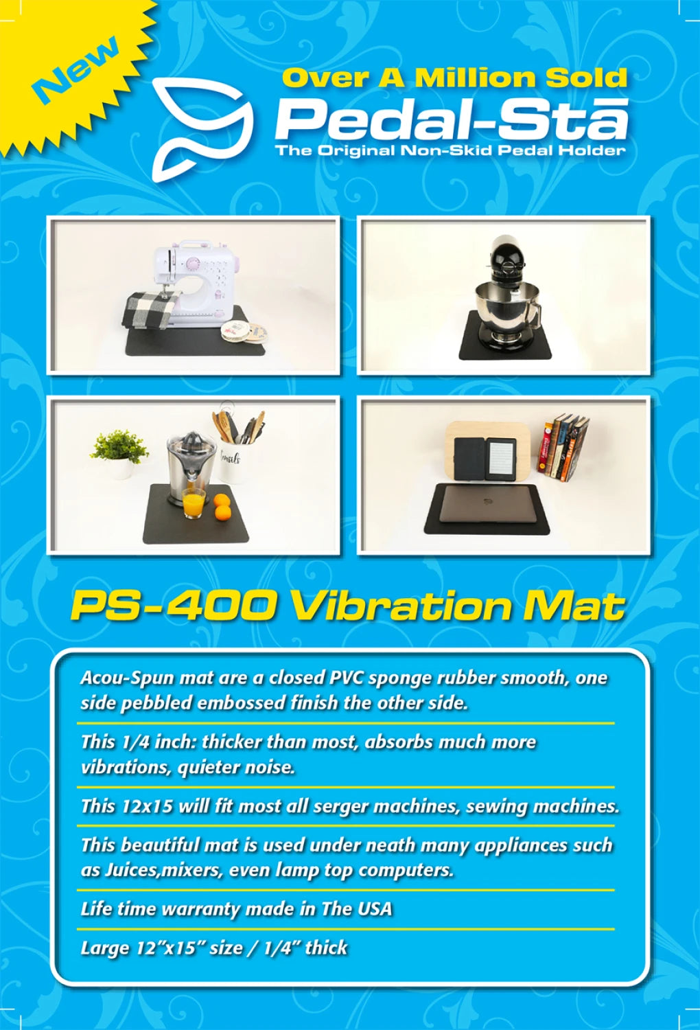 Pedal Sta Vibration Mat