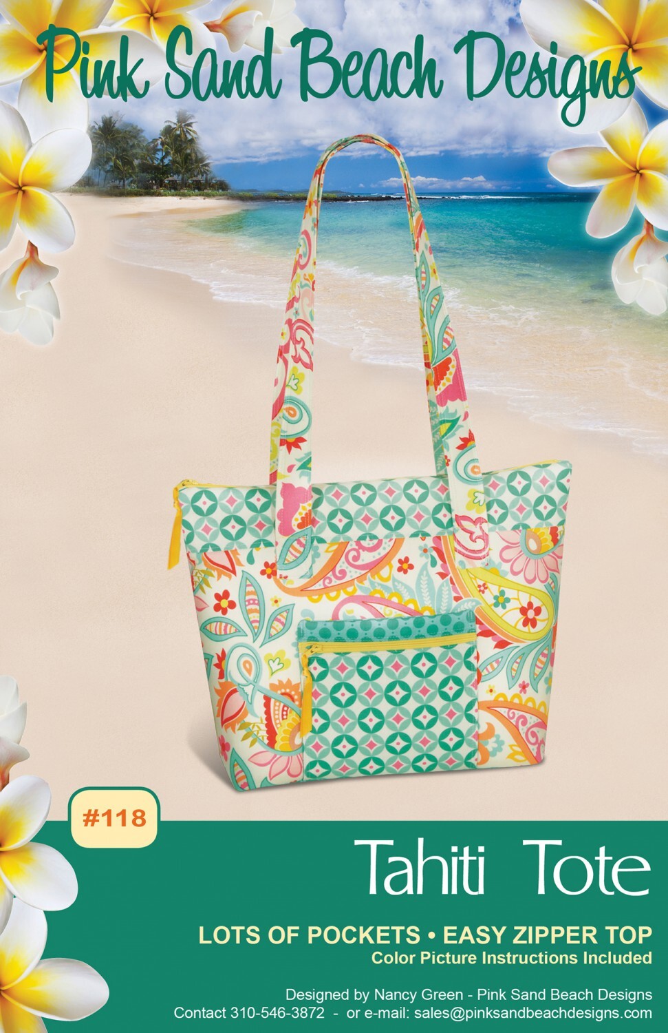 Tahiti Tote Pattern , quilting and craft projects