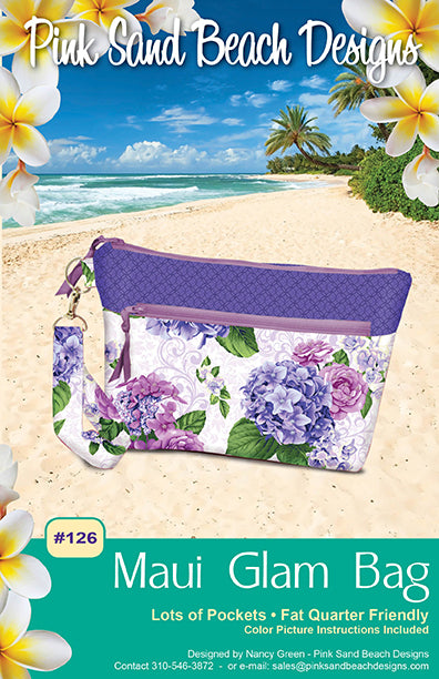 Maui Glam Bag Pattern , quilting and craft projects