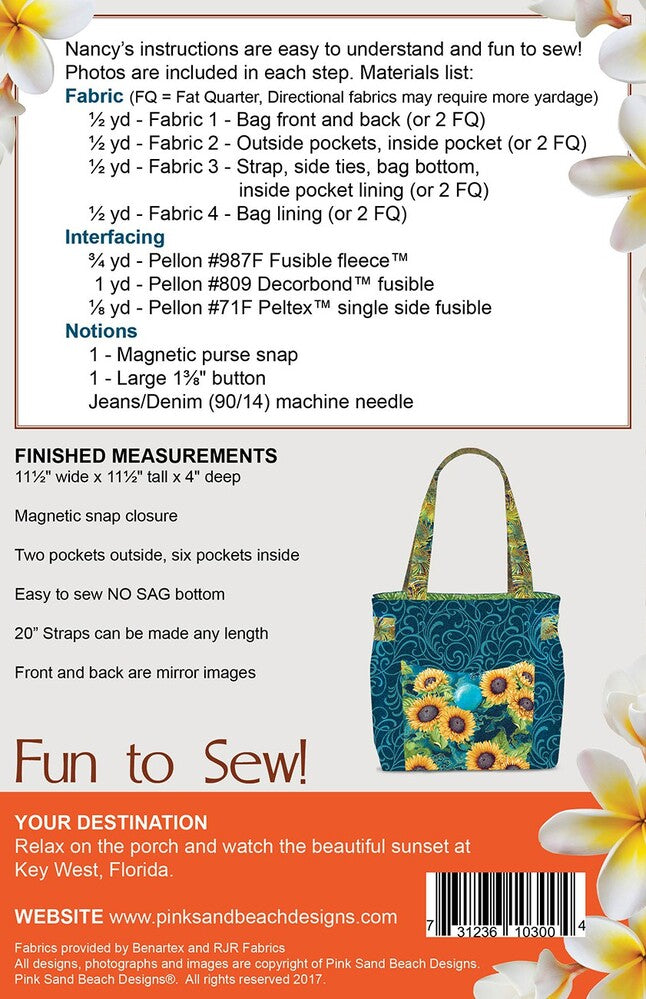 Key West Handbag Pattern , quilting and craft projects