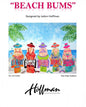 Beach Bums Raw Edge Applique Pattern , quilting and craft projects