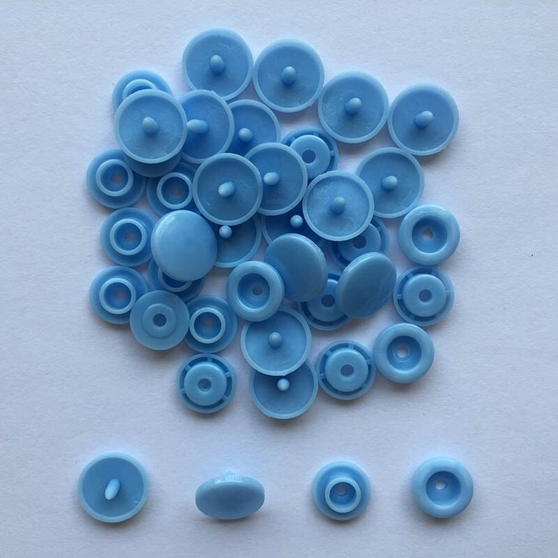 Plastic Kam Snap Buttons - 11 mm for garments, sewing and craft projects