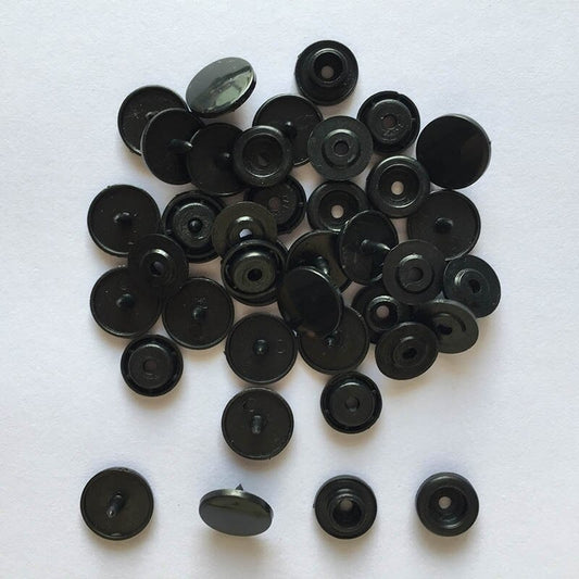 Plastic Kam Snap Buttons - 11 mm for garments, sewing and craft projects