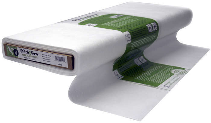 Heat n Bond Stitch N' Sew Tear-Away Soft Perforated Stabiliser Q2420 for applique, sewing and fusible craft projects