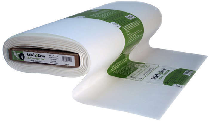 Heat n Bond Stitch N' Sew Cut-Away Heavy Wt Soft Stabiliser Q2424 for applique, sewing and fusible craft projects