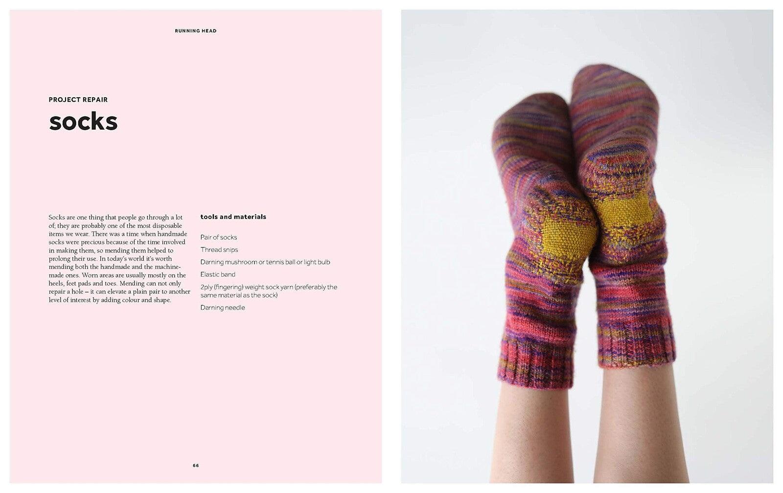 Visible Mending Book , quilting and craft projects