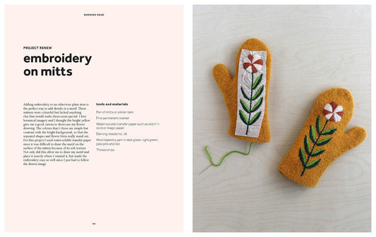Visible Mending Book , quilting and craft projects