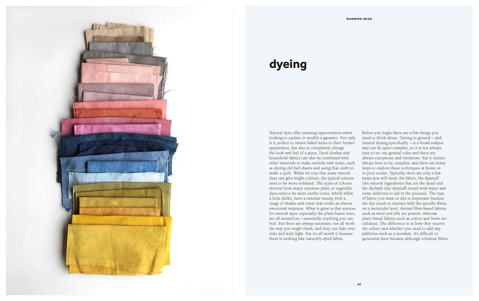 Visible Mending Book , quilting and craft projects