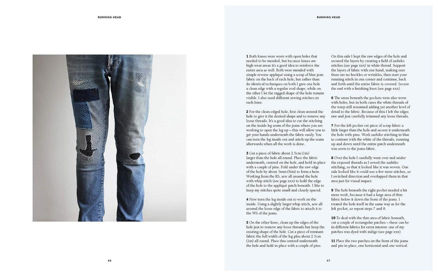 Visible Mending Book , quilting and craft projects