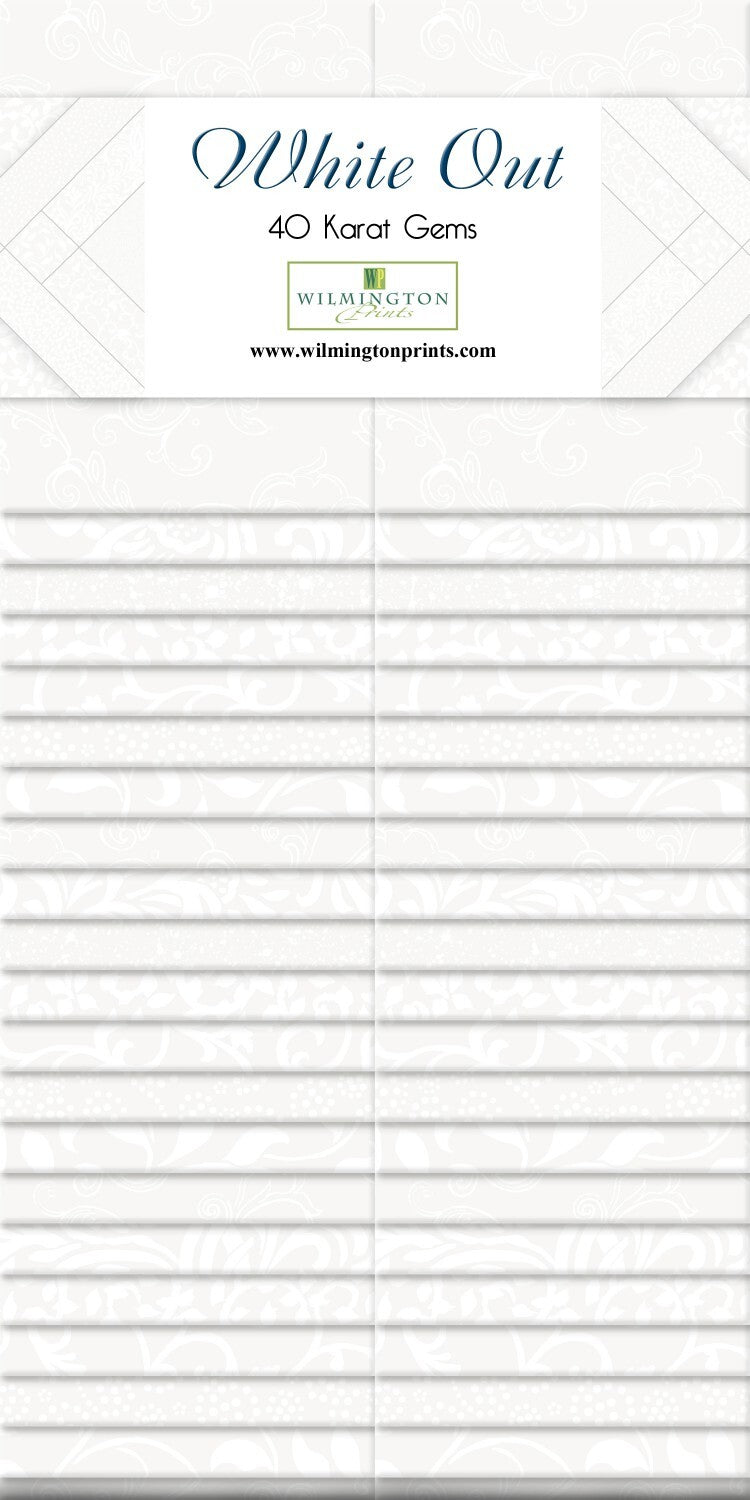 White Out - 64 mm Strips x 42pc sewing and quilting product