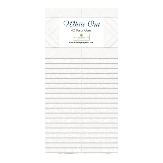White Out - 2.5 in Strips - 42 pc