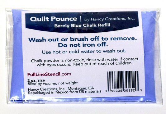 Pounce Chalk Powder Refill - Barely Blue by Hancy sewing and quilting product