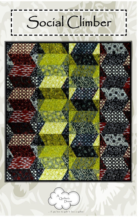 Social Climber Quilt Pattern , quilting and craft projects