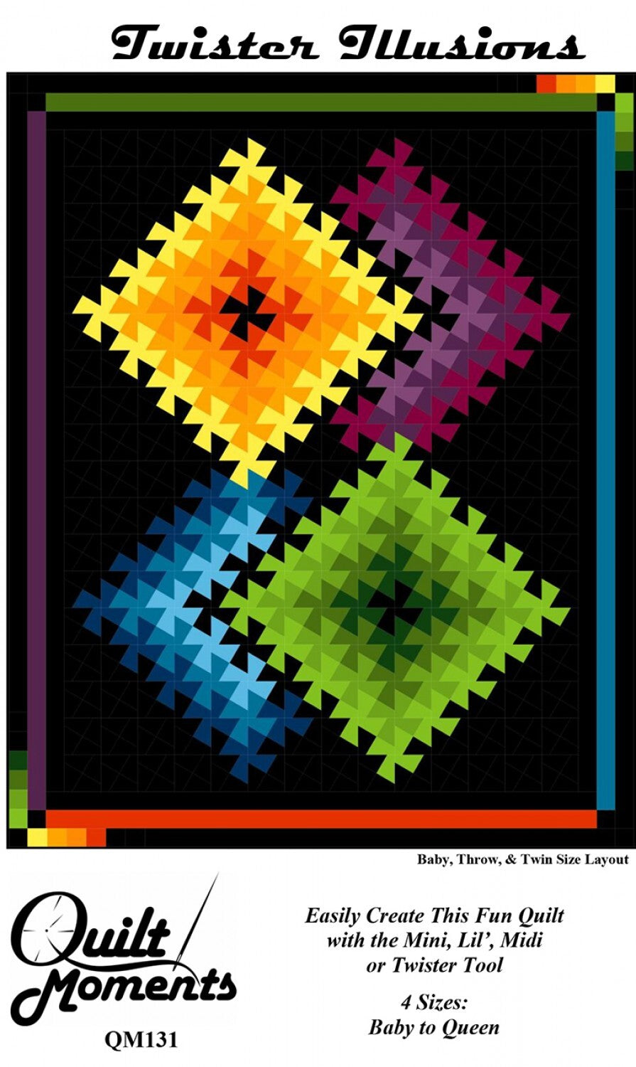 Twister Illusions Quilt Pattern , quilting and craft projects
