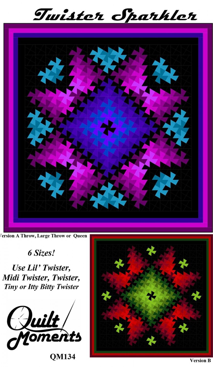Twister Sparkler Quilt Pattern , quilting and craft projects