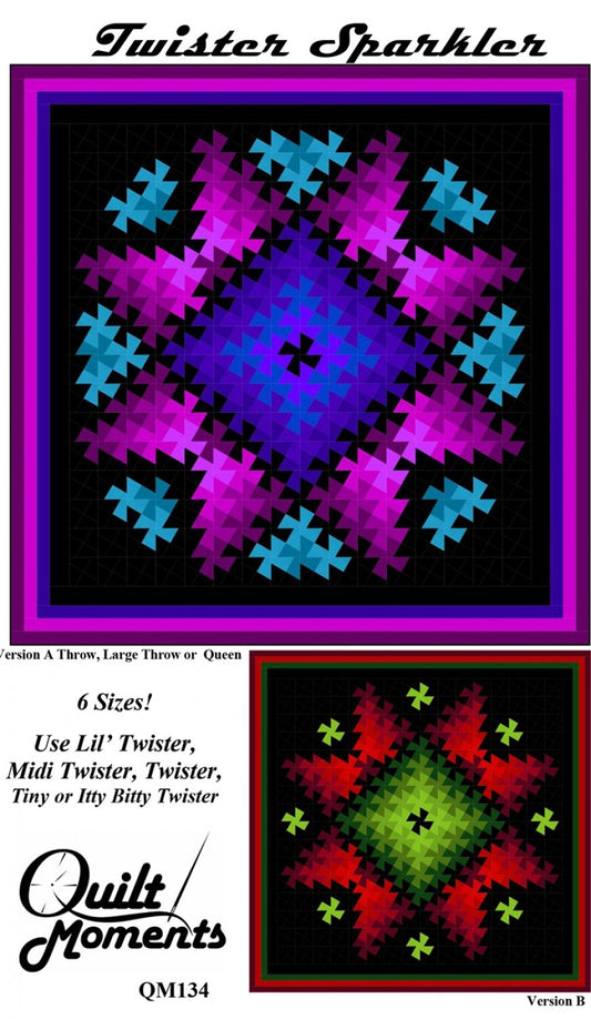Twister Sparkler Quilt Pattern , quilting and craft projects