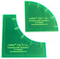 Drunkards Path Template - 203 mm finished - Slit n Sew for precise cutting, marking and patchwork