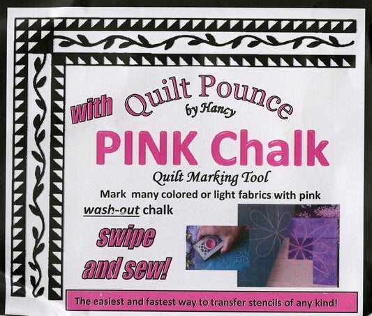 Pounce Chalk Pad - Pink by Hancy sewing and quilting product
