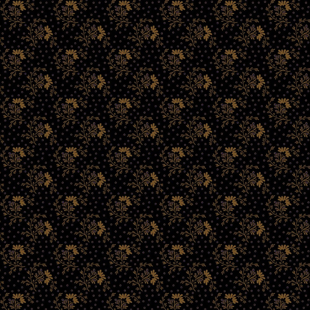 Black Circles Sprigs sewing and quilting product