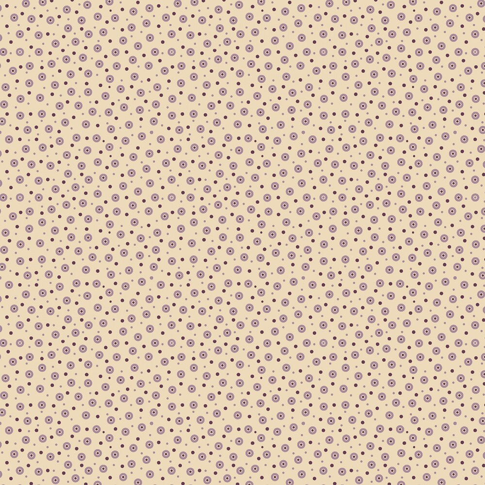 Plumberry 2 - Cream Plum Dots sewing and quilting product