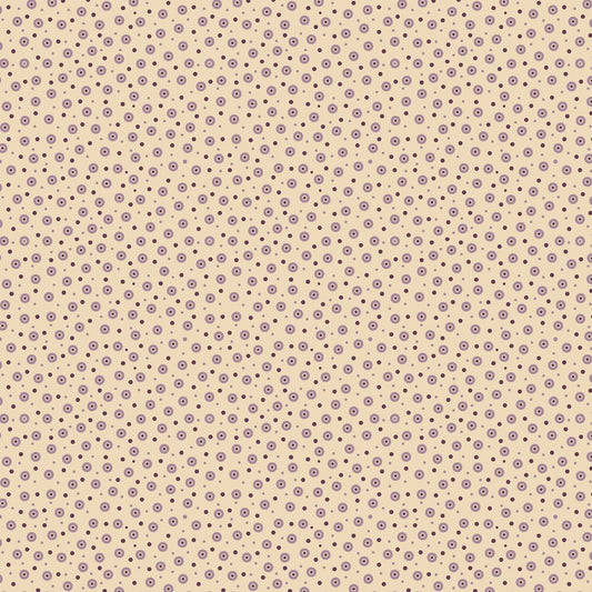 Plumberry 2 - Cream Plum Dots sewing and quilting product