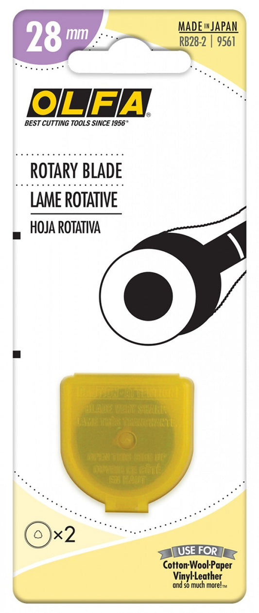 Olfa Rotary Blade - 28 mm - Refill pk of 2 sewing and quilting product