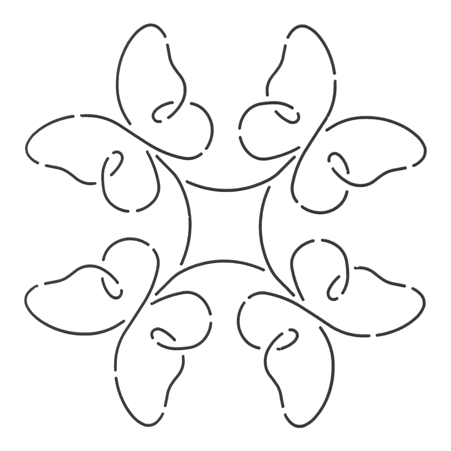 Quilt Stencil Promise 178 mm for precise cutting, marking and patchwork