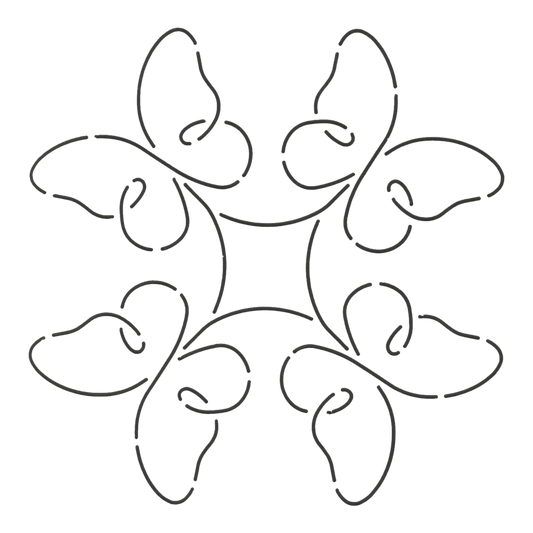 Quilt Stencil Promise 178 mm for precise cutting, marking and patchwork