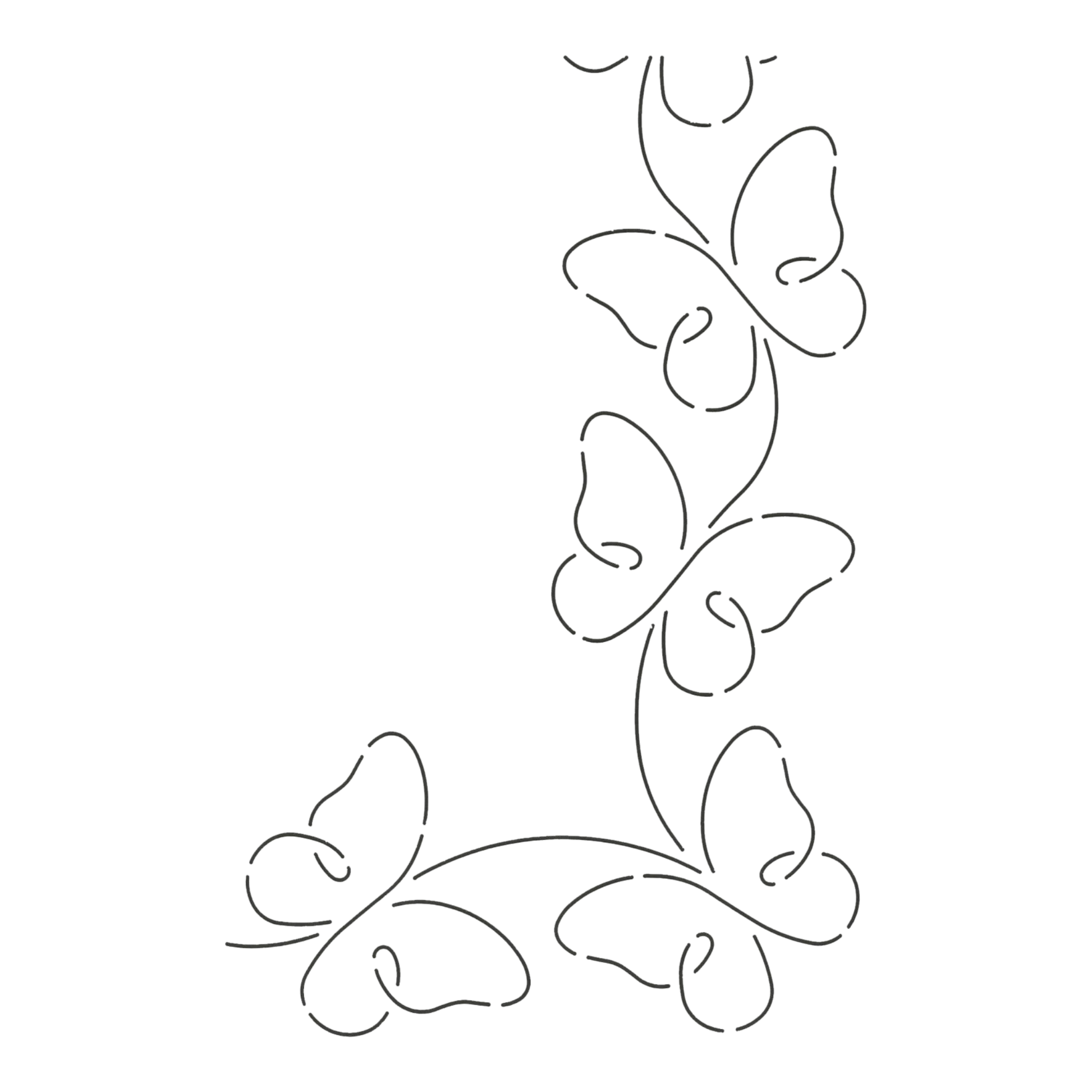 Quilt Stencil Promise Border - 114 mm for precise cutting, marking and patchwork