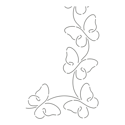 Quilt Stencil Promise Border - 114 mm for precise cutting, marking and patchwork