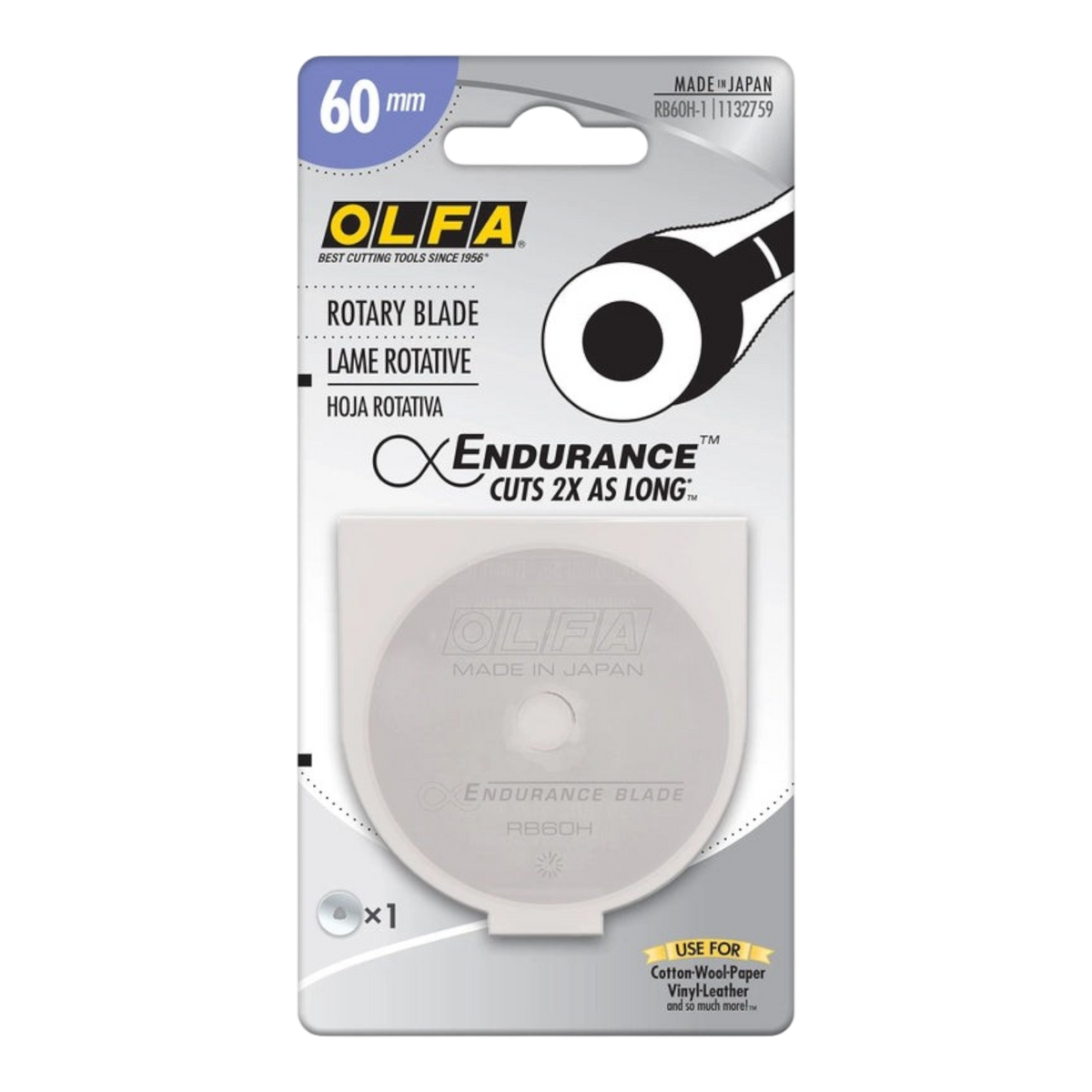 Olfa Rotary Blade Endurance 60 mm