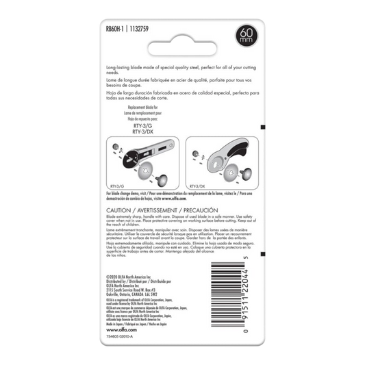 Olfa Rotary Blade Endurance 60 mm