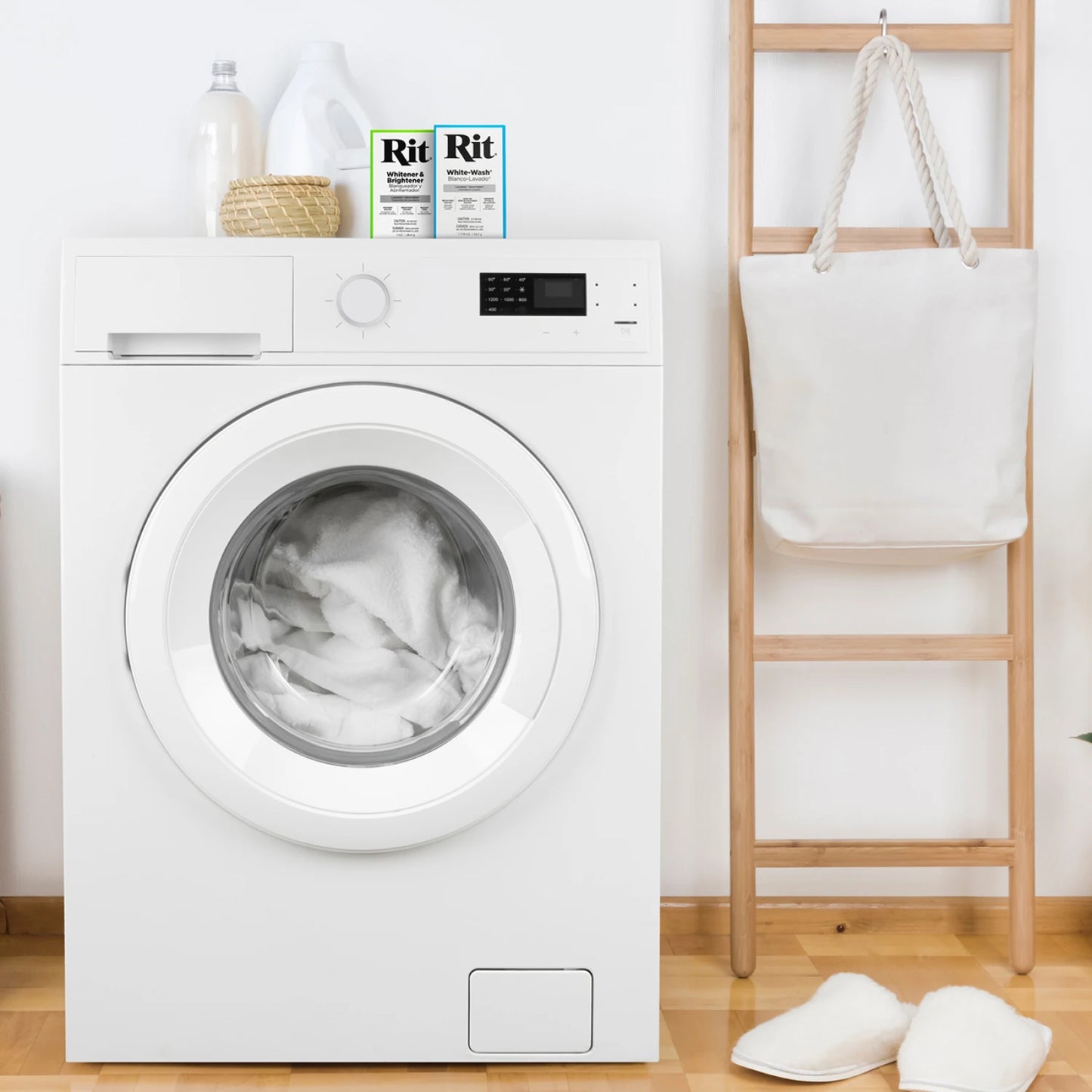 Rit Whitener & Brightener Powder – Laundry Brightener for Whites & Colours