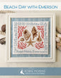 Beach Day with Emerson Cross Stitch Pattern , quilting and craft projects