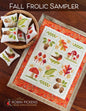 Fall Frolic Sampler Cross Stitch Pattern , quilting and craft projects