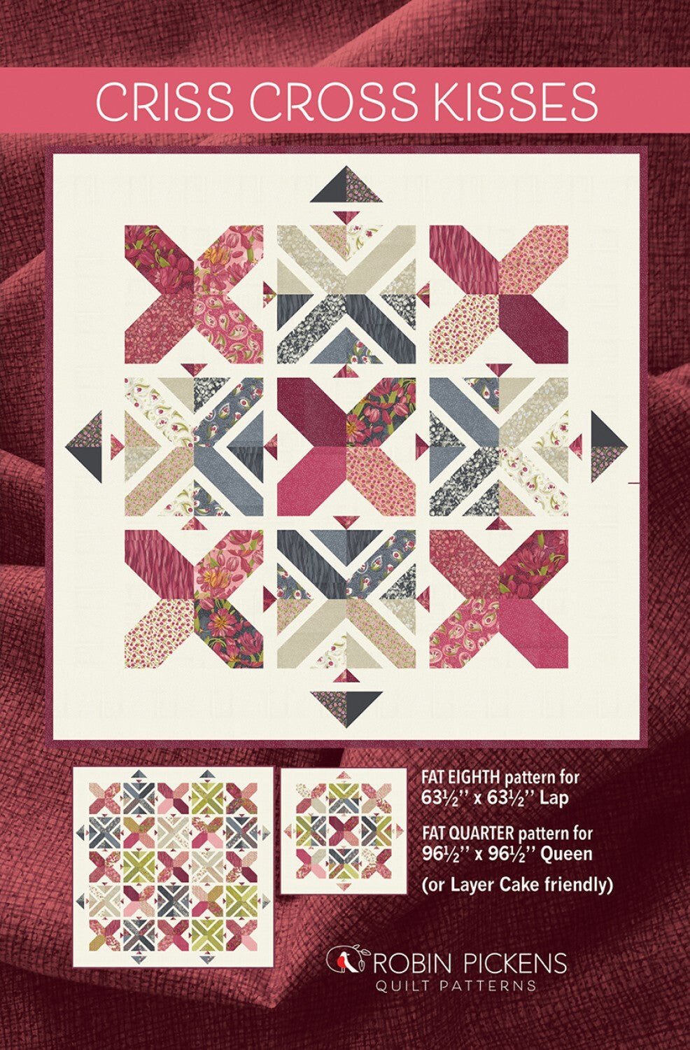 Criss Cross Kisses Quilt Pattern , quilting and craft projects