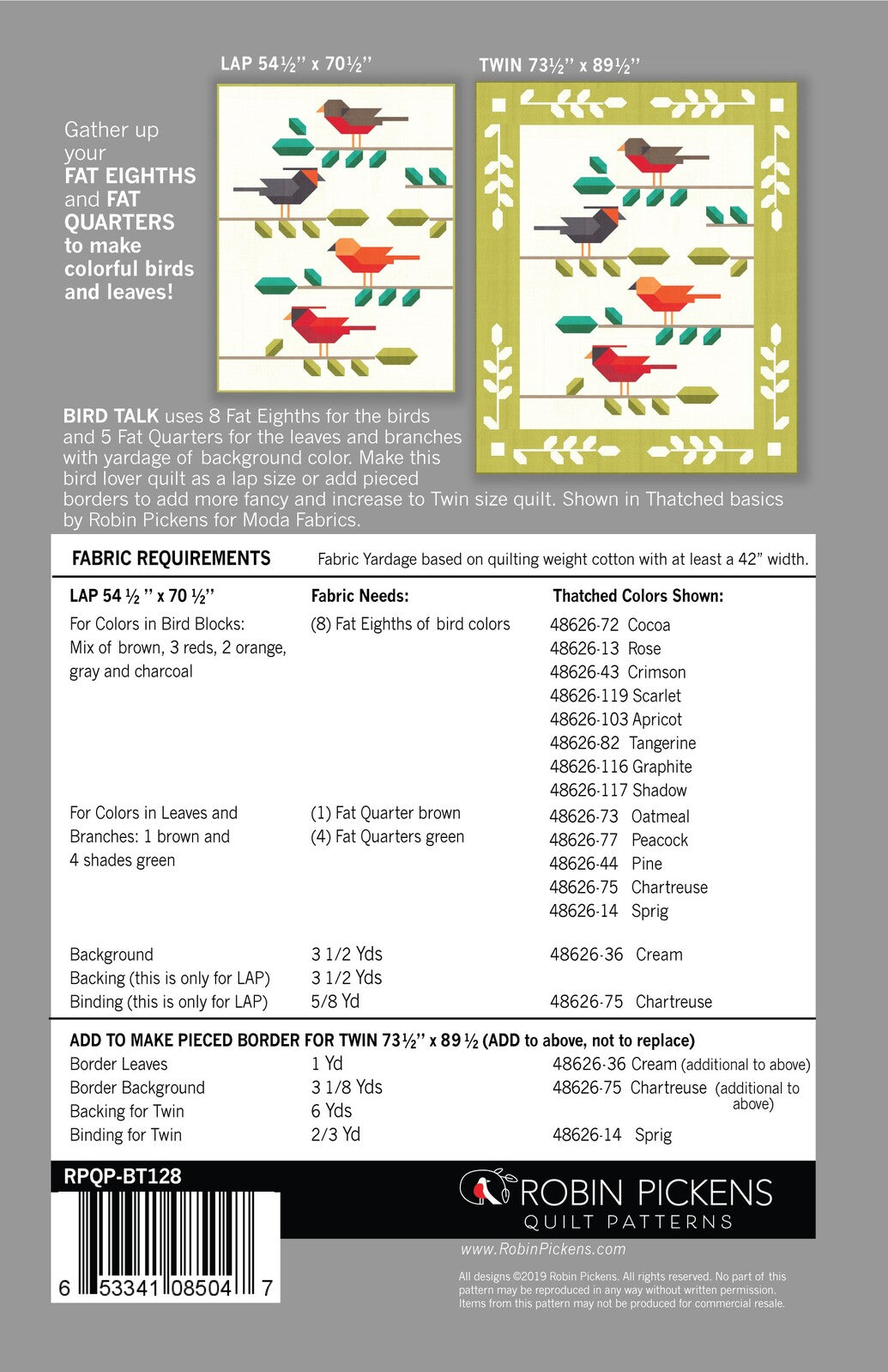 Bird Talk Quilt Pattern , quilting and craft projects