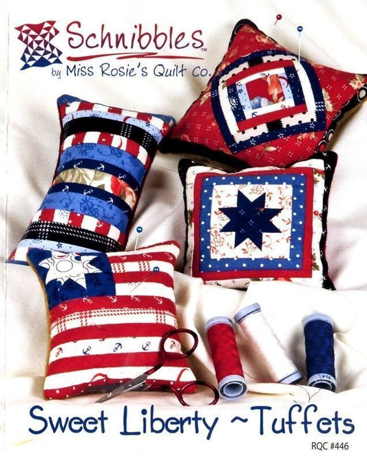 Schnibbles - Sweet Liberty Tuffets Pincushions Pattern , quilting and craft projects