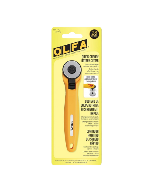 Olfa Quick Blade Change Rotary Cutter 28 mm