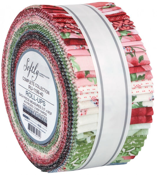 SOFTLY - 64 mm Jelly Strips - 40pc sewing and quilting product
