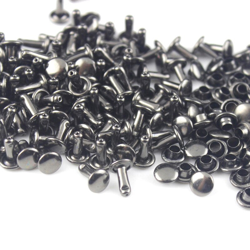 Rivets 6 mm x 6 mm - Gunmetal sewing and quilting product