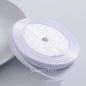 6mm single-sided satin ribbon in White, sold by the yard — S-04-006-BAI-1