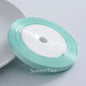 6mm single-sided satin ribbon in Mint, sold by the yard — S-04-006-BHL-1