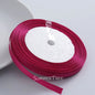 6mm single-sided satin ribbon in Rose, sold by the yard — S-04-006-MEI-1
