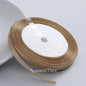 6mm single-sided satin ribbon in Light Brown, sold by the yard — S-04-006-OZO-1